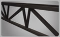Bridge steel girder frame